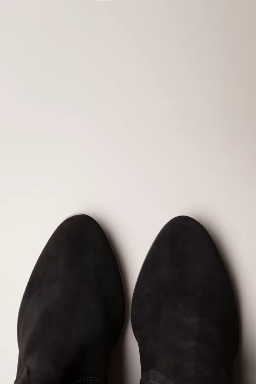 Banned Retro Leah Suede laarzen in zwart
