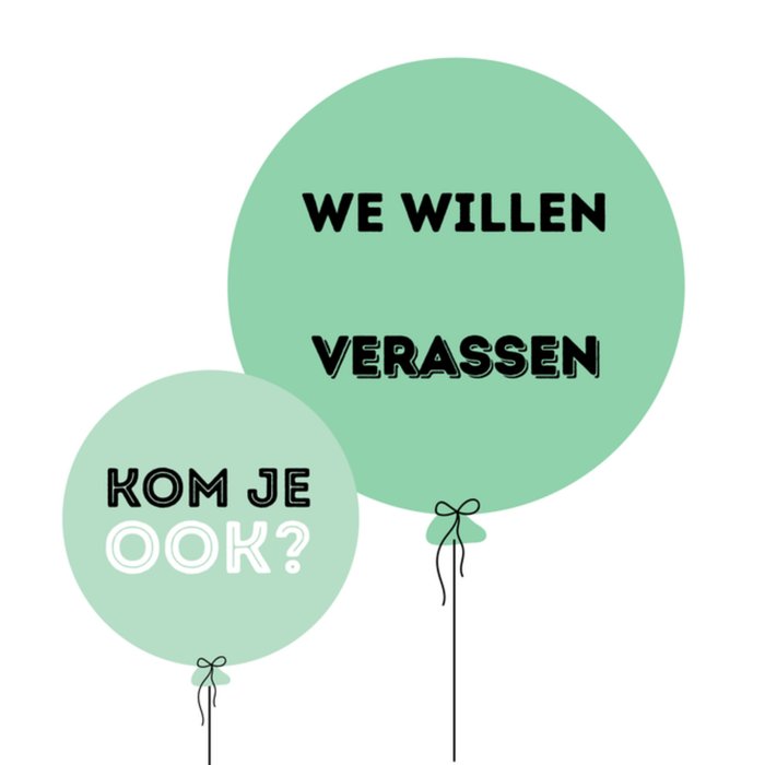 Greetz | Verjaardag | Uitnodiging