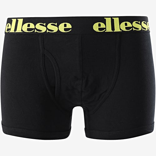 Lot de 3 Boxers SHAA0900 Noir Bleu Clair Jaune Vert Clair