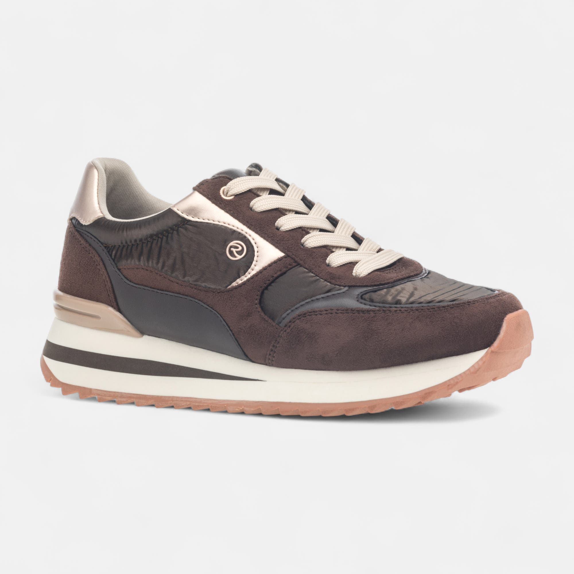 Baskets basses Femme marron