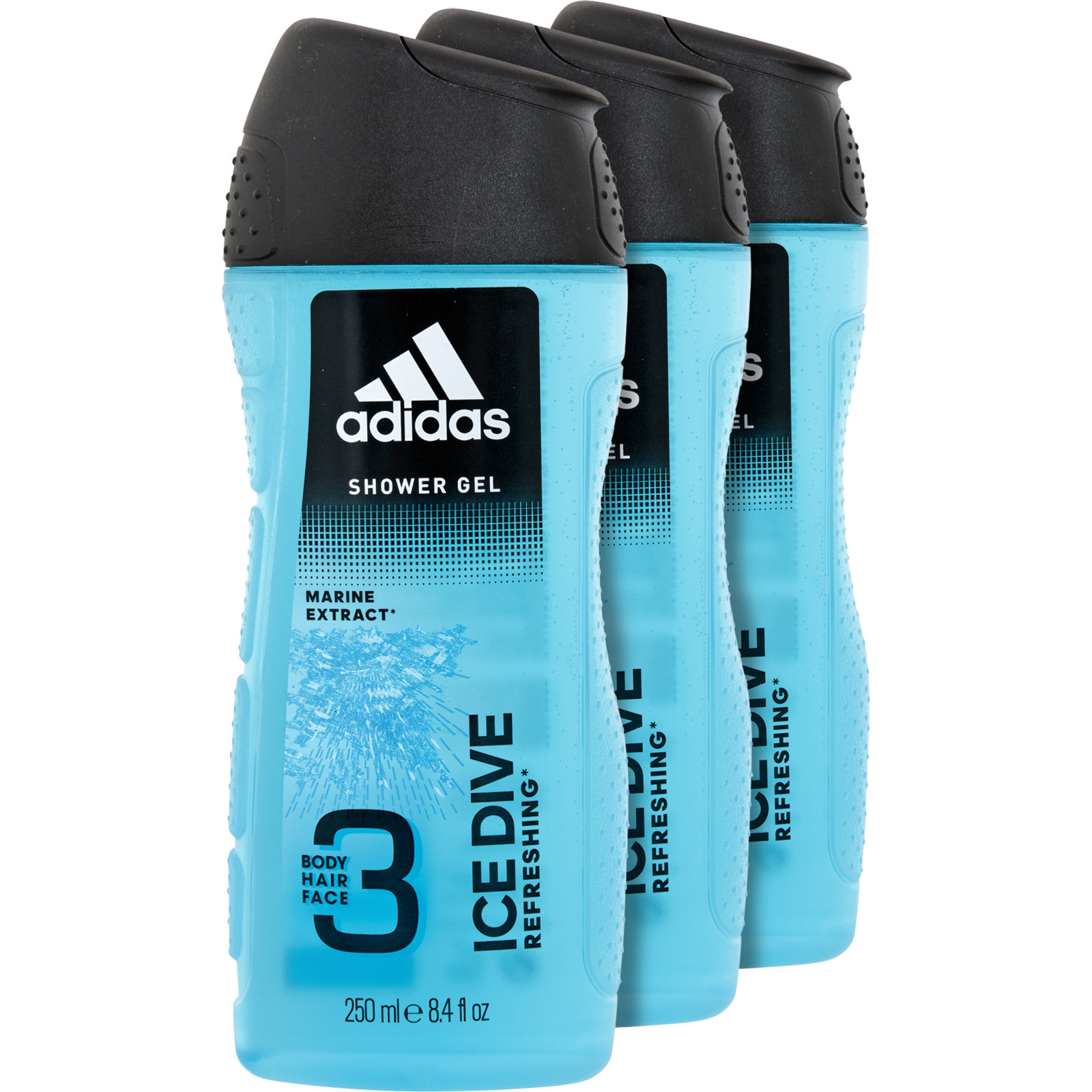 Adidas Duschgel 3in1 Ice Drive 3 x 250 ml