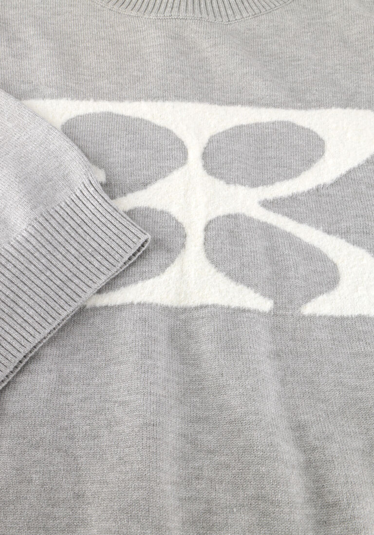 grijze studio ar trui isidre viscose knit