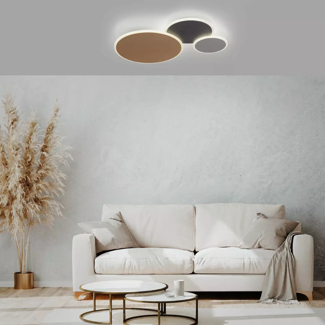 LED-Deckenleuchte Q-Piatto