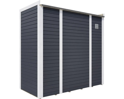 Cubo 1 tuinhuis met vloer, 234 x 121 cm, antraciet