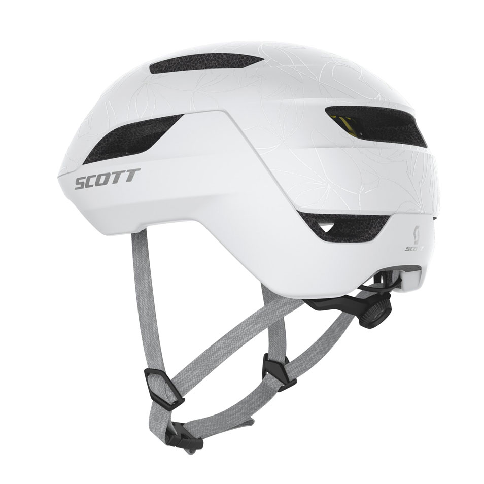 Scott La Mokka Plus Sensor Cykelhjelm Ice White