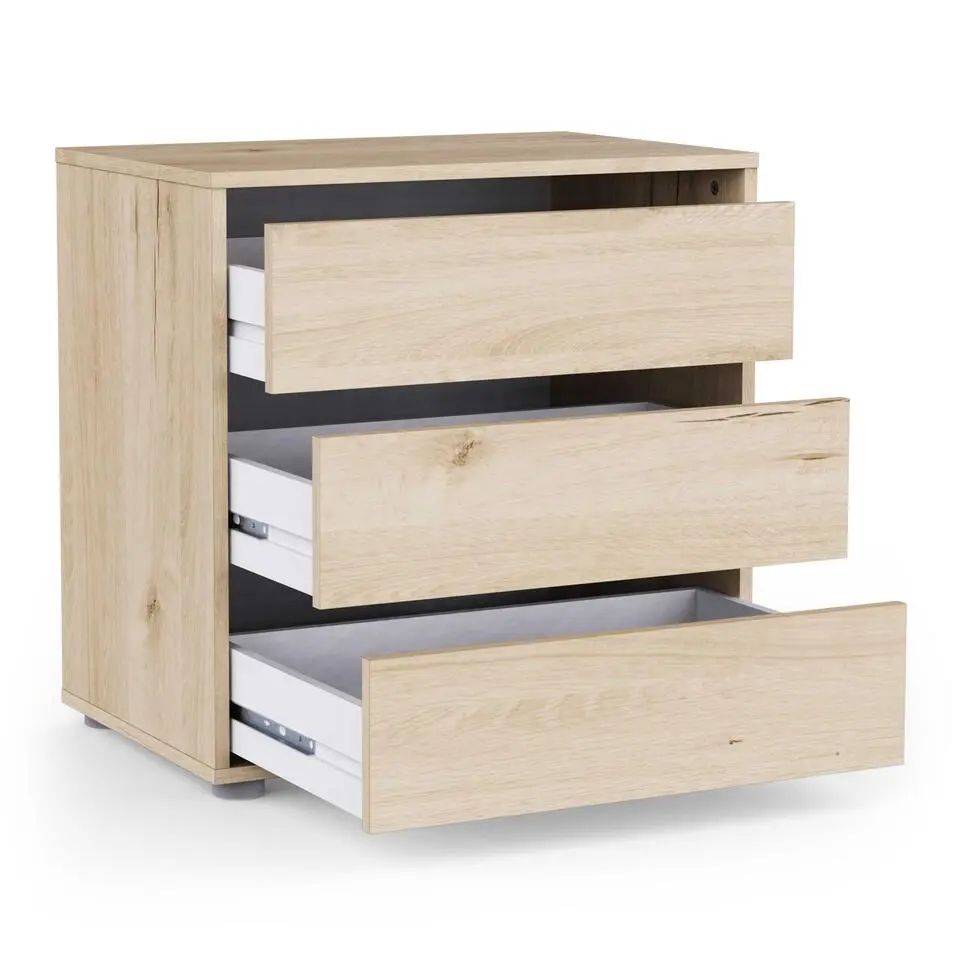 Ladekast Blokty - 60x40x58cm - 3 lades - eikdecor