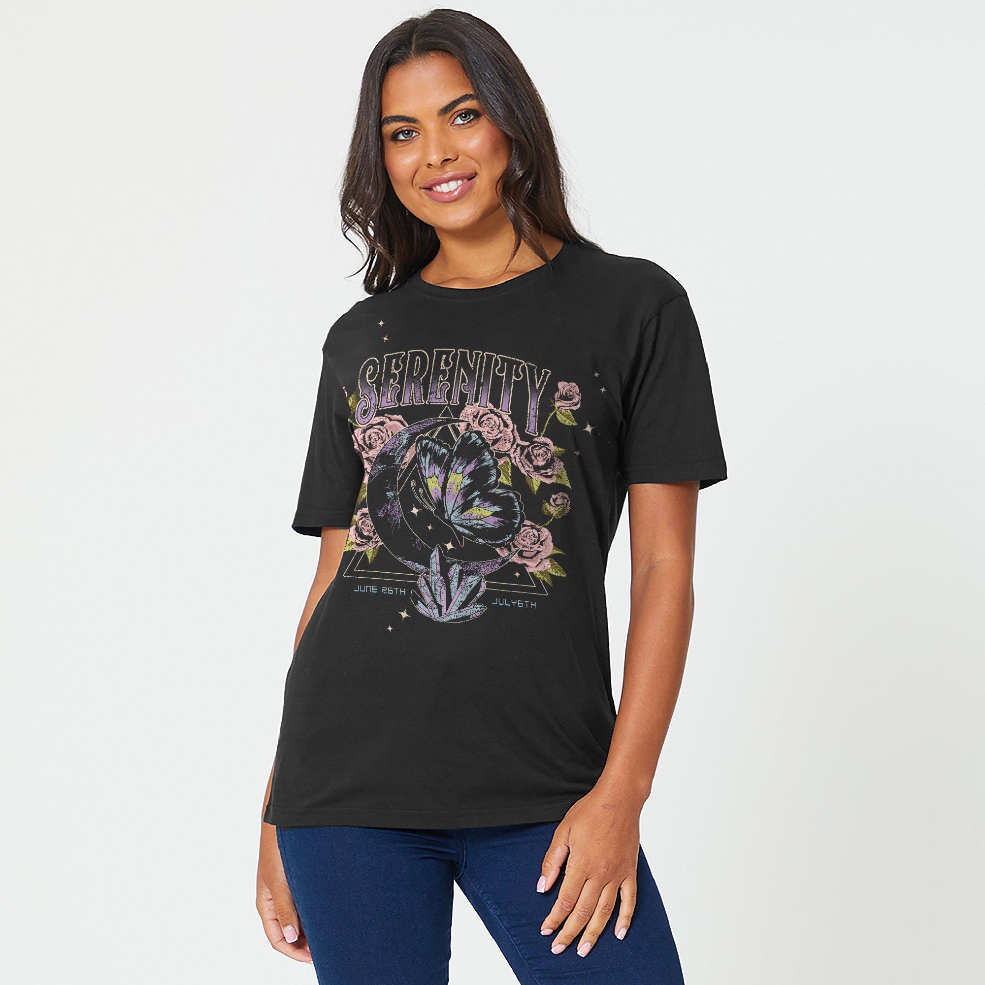 Be You Ladies Serenity Slogan T shirt