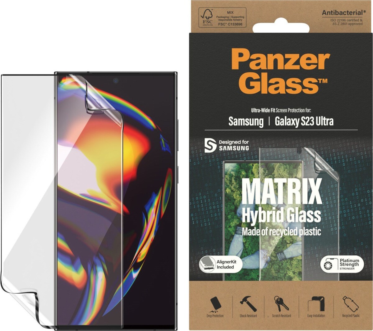 Panzerglass - Samsung Galaxy S23 Ultra - Skærmbeskyttelse