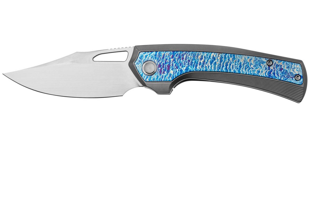 WE Knife Nefaris WE22040FA-1, CPM-20CV Clippoint, Flamed Titanium, Limited Edition zakmes