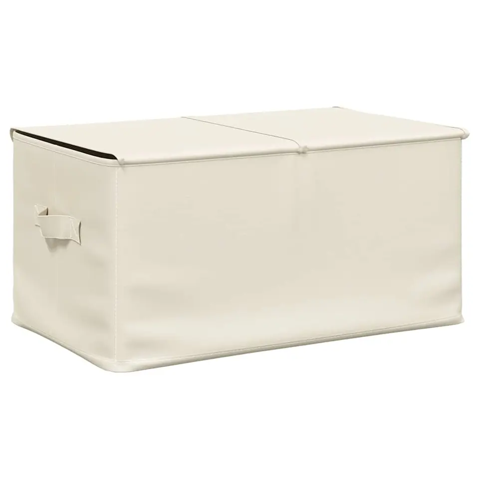 vidaXL - Opbergbox Opbergboxen - Crème - Stof
