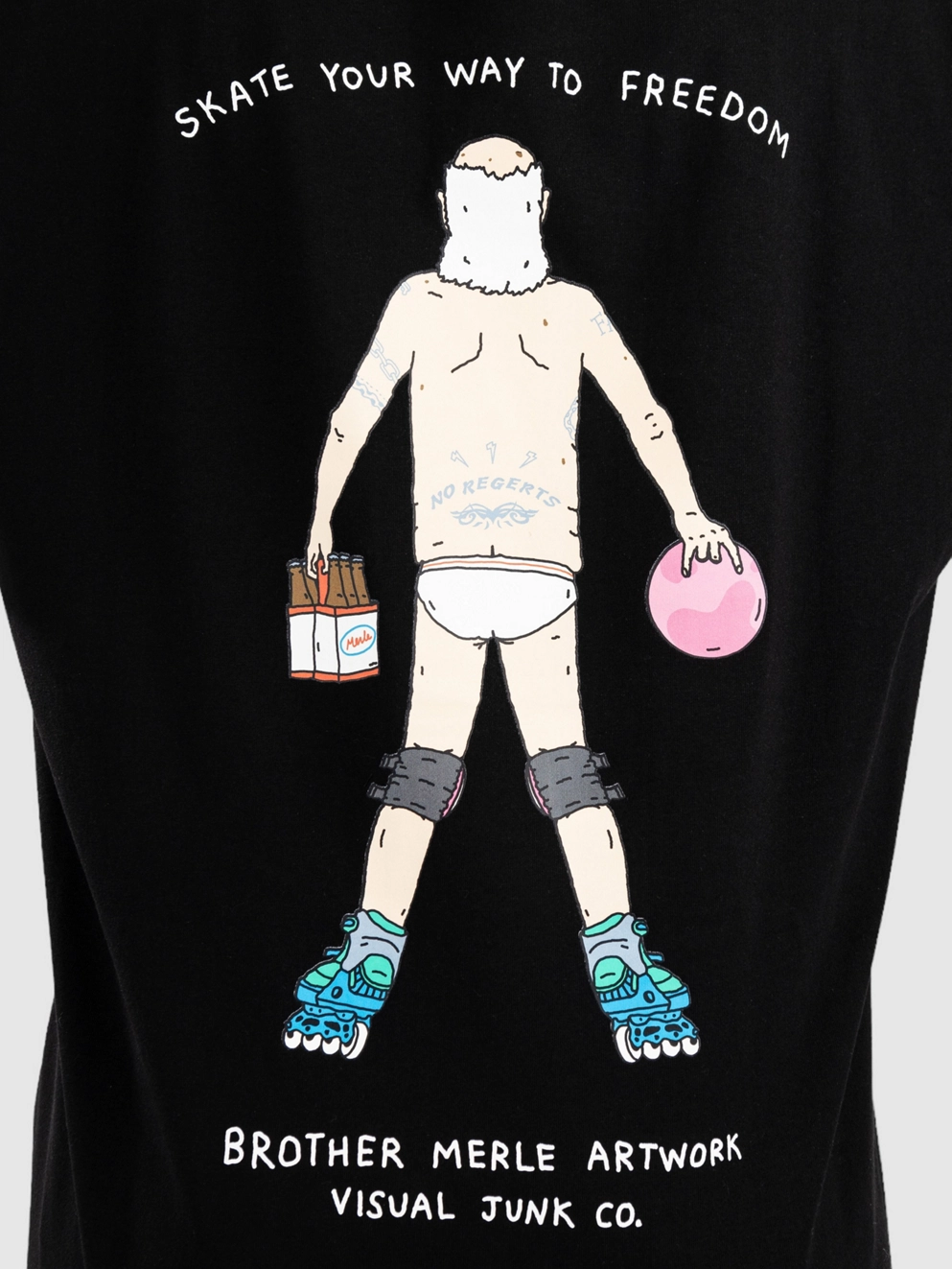 Brother Merle Freedom T-Shirt black