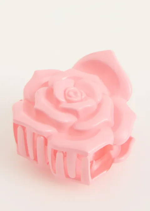 Haarclip roos roze (ROS.L)