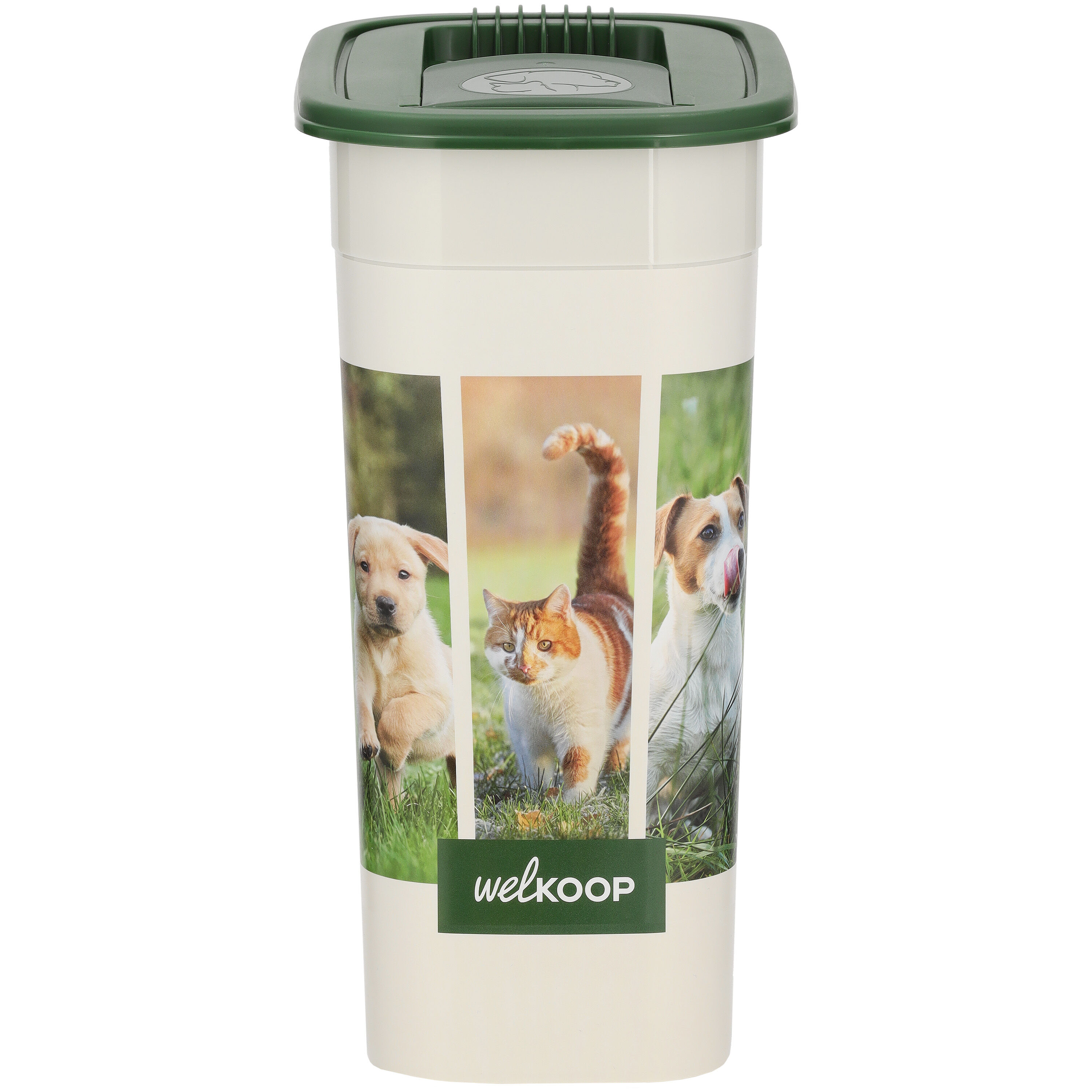 Welkoop - Voerton - 4.1 Liter - Wit Groen