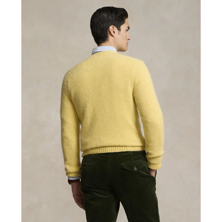 Polo Ralph Lauren ALPACA BLEND-LSL-PLO Shetland yellow