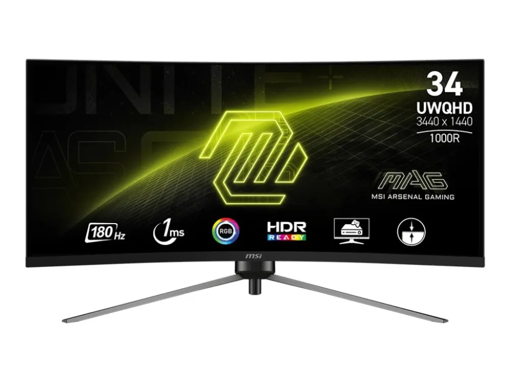 MSI MAG 345CQR - LED-skærm - gaming - kurvet - 34