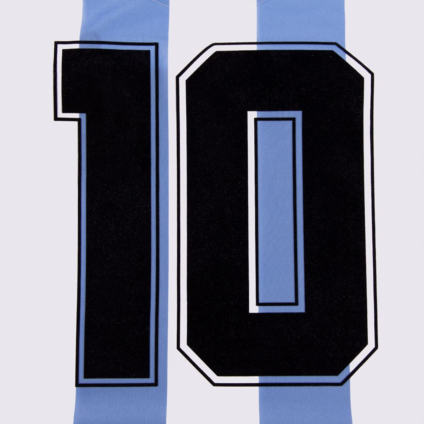 COPA Maradona X Argentina 1986 Retro Voetbalshirt Lichtblauw Wit