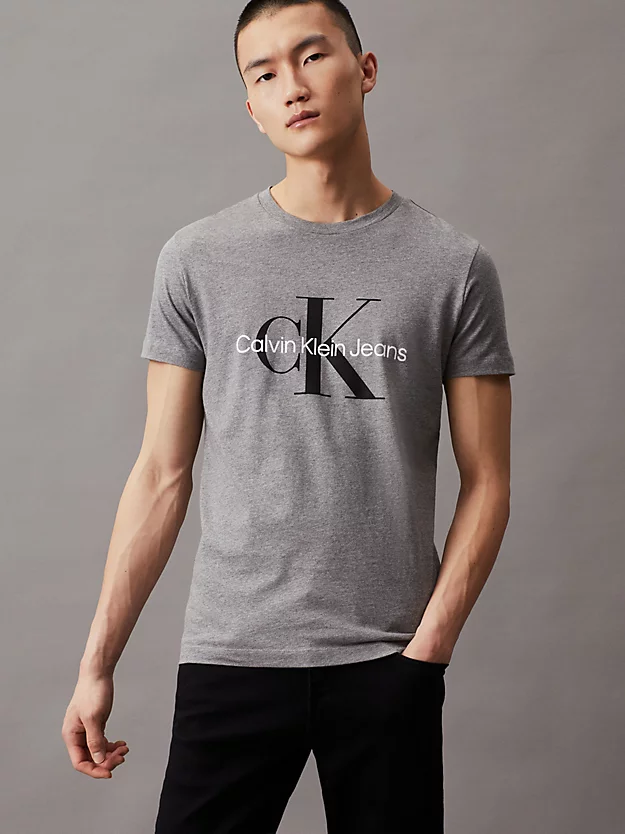 Camiseta Slim com Monograma