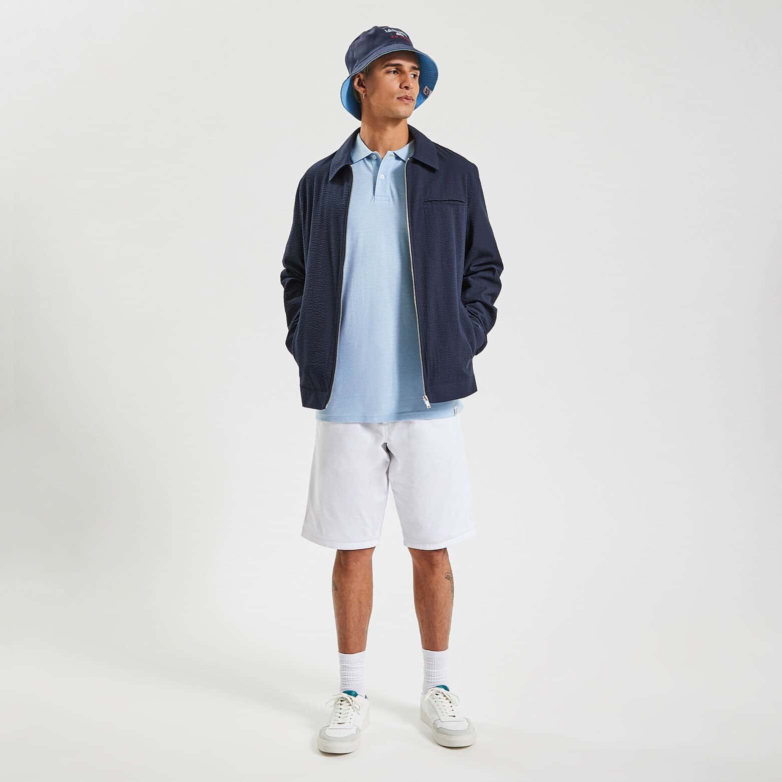 Polo manches courtes licence Tour de France Bleu