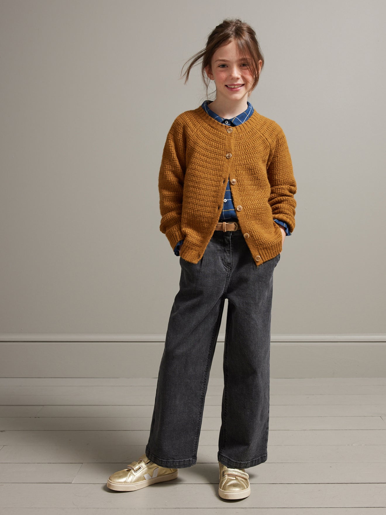 Cardigan Fille maille fantaisie