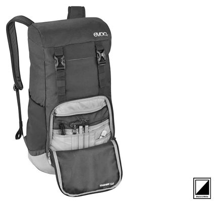 Sac à Dos Evoc Mission 22L Rouge Gris Ardoise