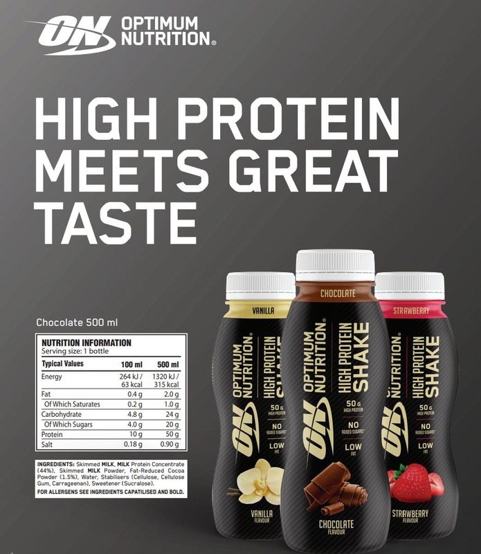 Optimum - Protein Shake - Chocolade - 12x 330ml