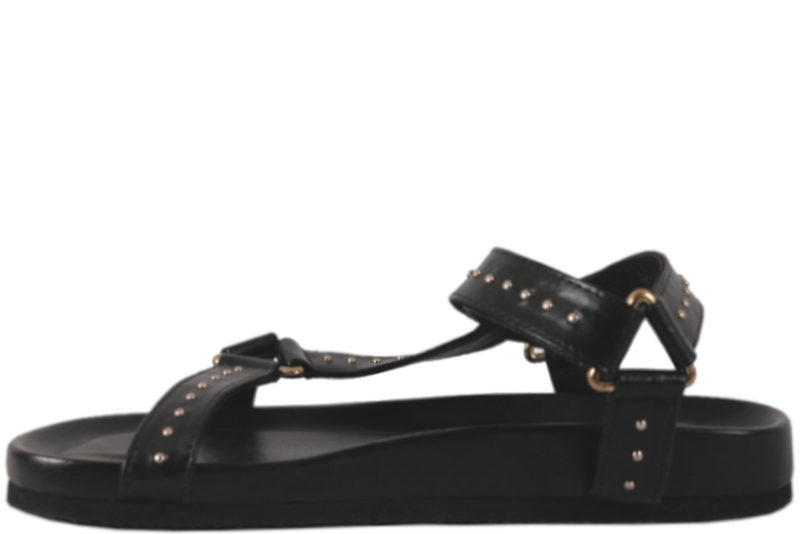 COPENHAGEN SHOES LIMBA SORT LET SANDAL I GLAT SKIND