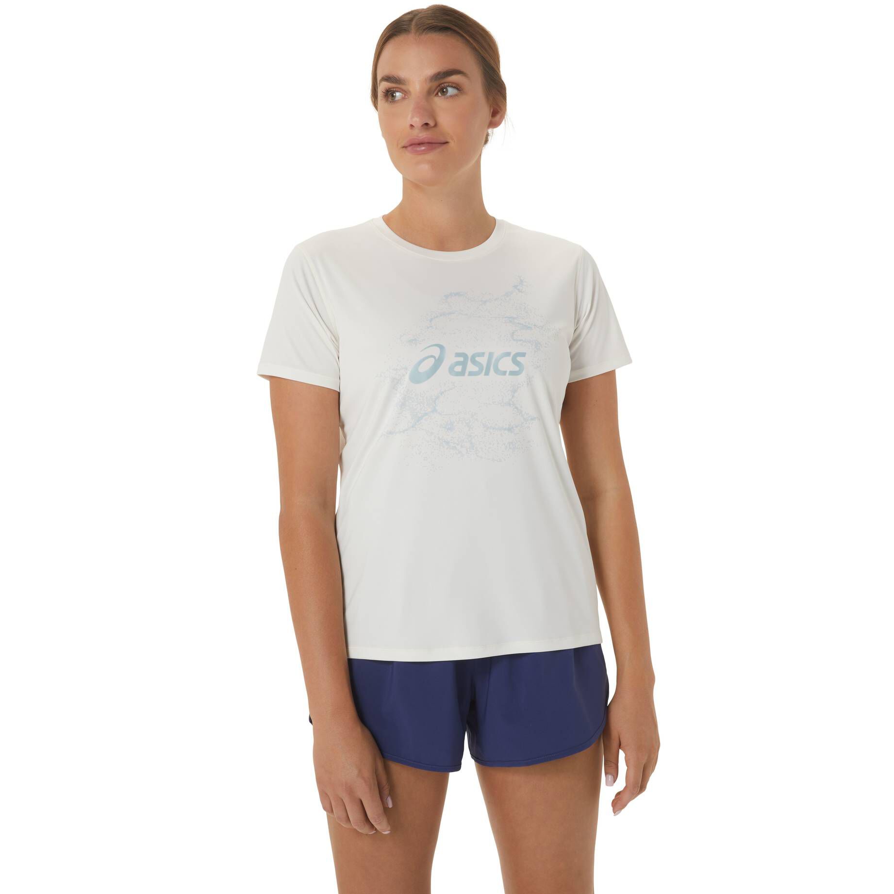 Asics| Damen Laufshirt NAGINO GRAPHIC RUN Regular Fit