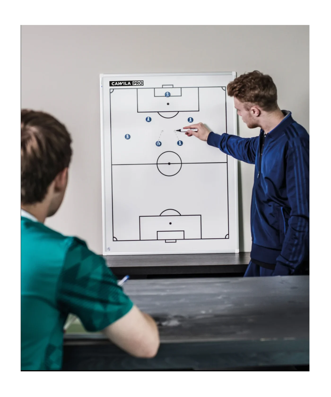 Cawila PRO Fussball Taktiktafel TC 75x100cm