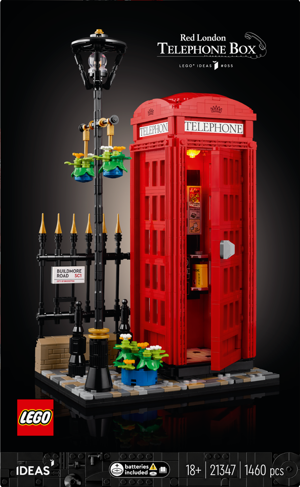 LEGO Ideas - Rød London-telefonboks (21347)