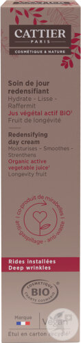 Cattier Soin De Jour Redensifiant Rides Installées 50ml