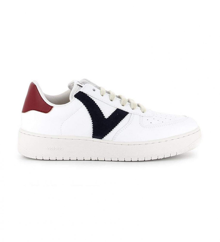 Tênis Victoria 1258201 branco, azul marinho