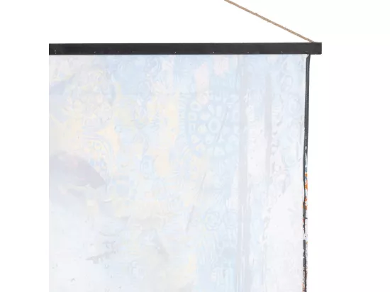 Toile imprimée en parchemin