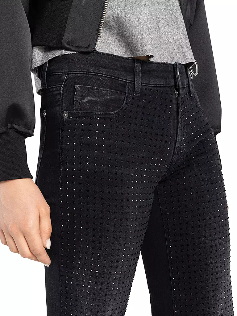 CAMBIO Jeans Wide Leg TESS schwarz