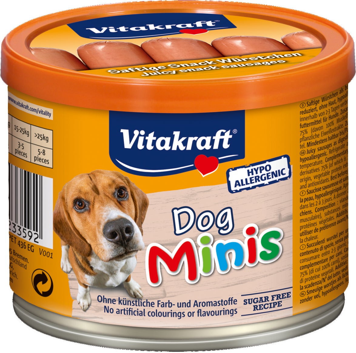 Vitakraft hondenworstjes Dog Minis 12 stuks