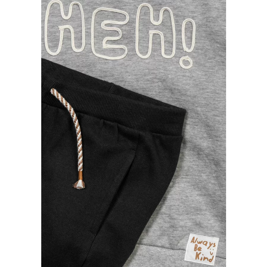 Minoti Set Pullover + Sweathose grau