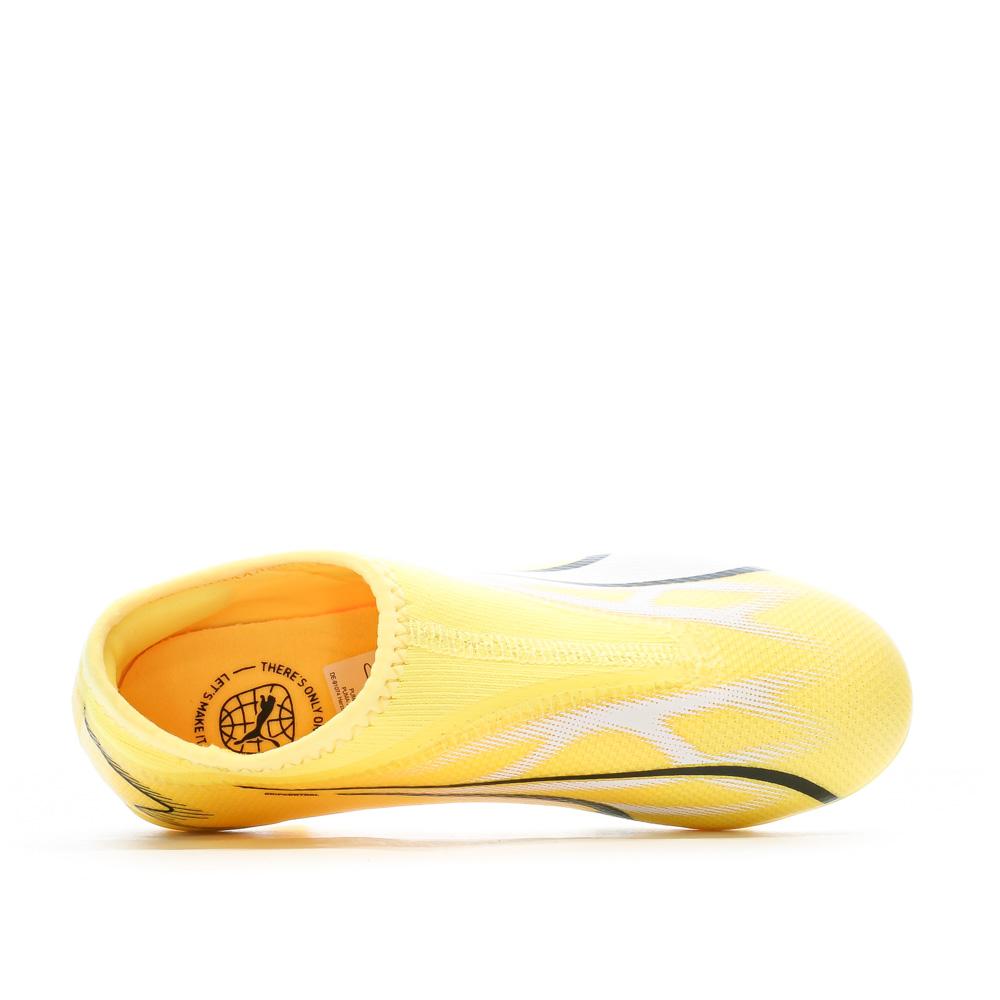 Puma Chaussures de foot Jaunes Enfant Puma Ultra Match LL FG