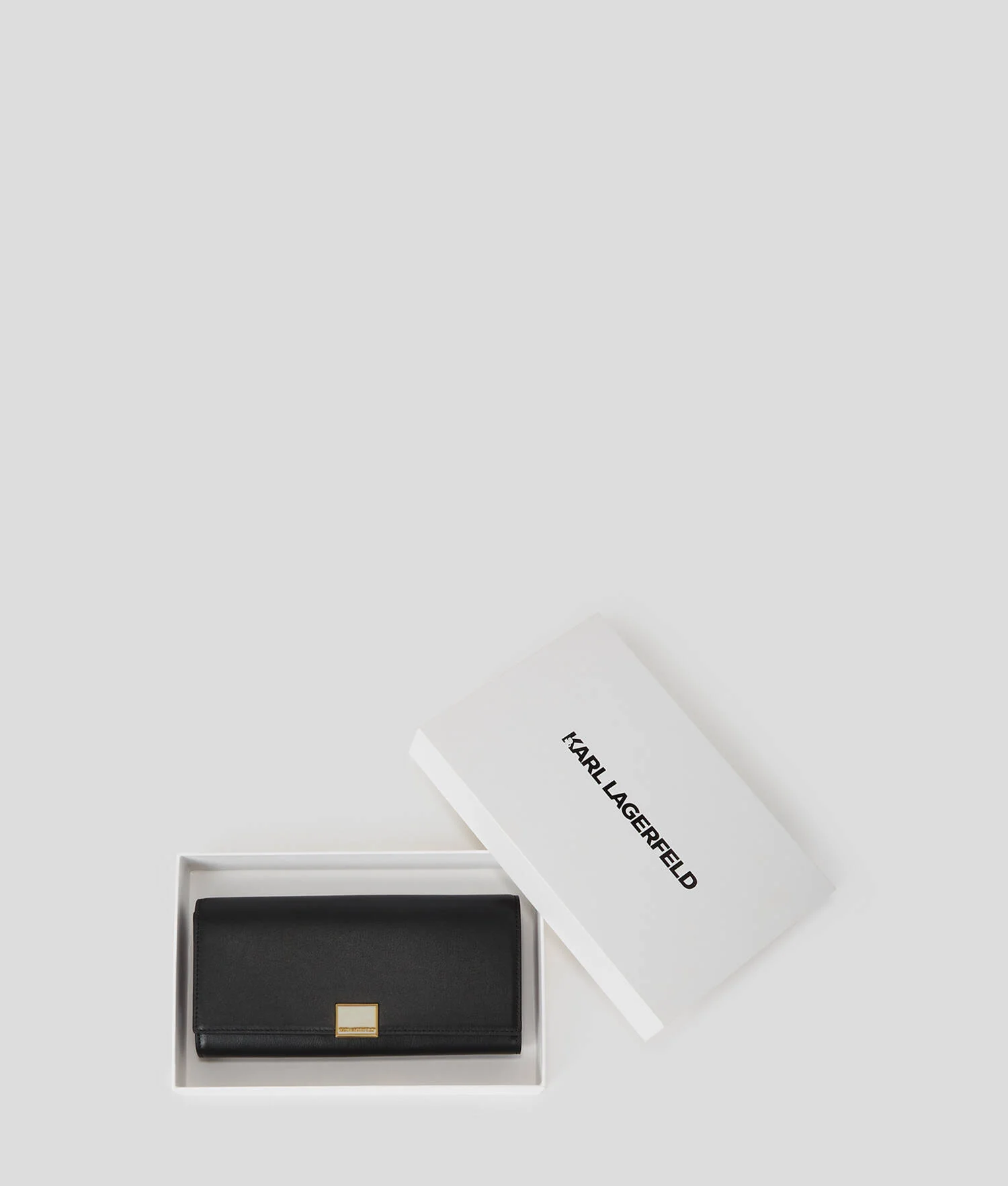 PORTEFEUILLE CONTINENTAL K/FOREVER - Noir/Or