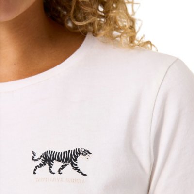 Tee-shirt à manches courtes femme en coton GARCIA