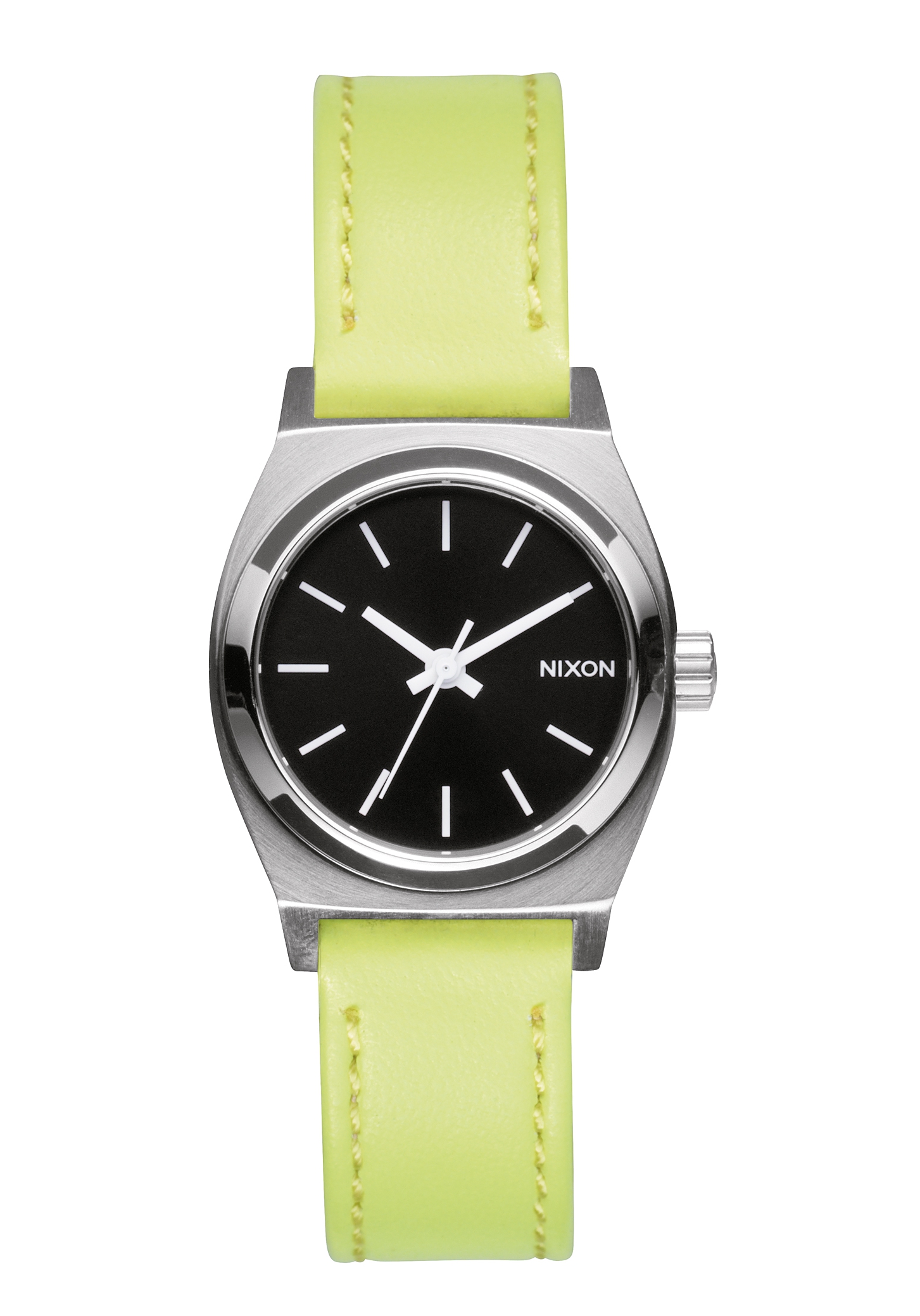 Nixon The Small Time Teller Leather Navy Neon A5092080