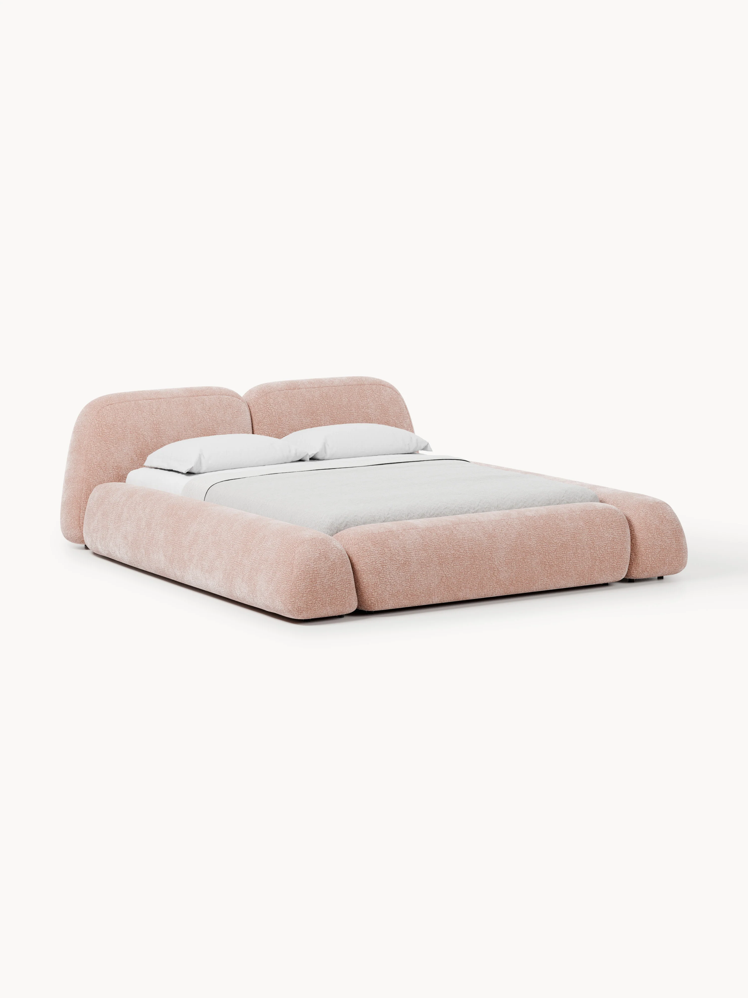 Gestoffeerd bed Wolke met opbergruimte
