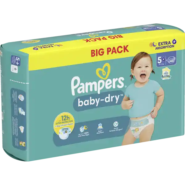 baby-dry Windeln Gr.5+ (12-17kg) Big Pack