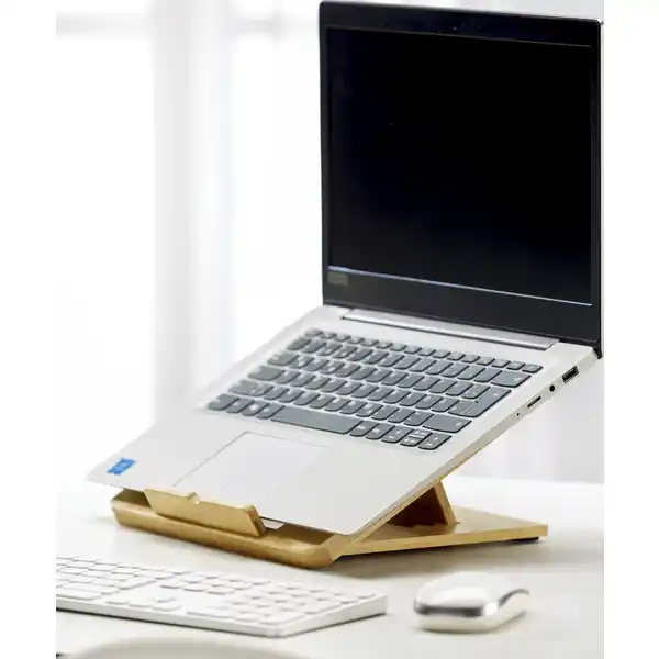 Laptop-Halter Bambus