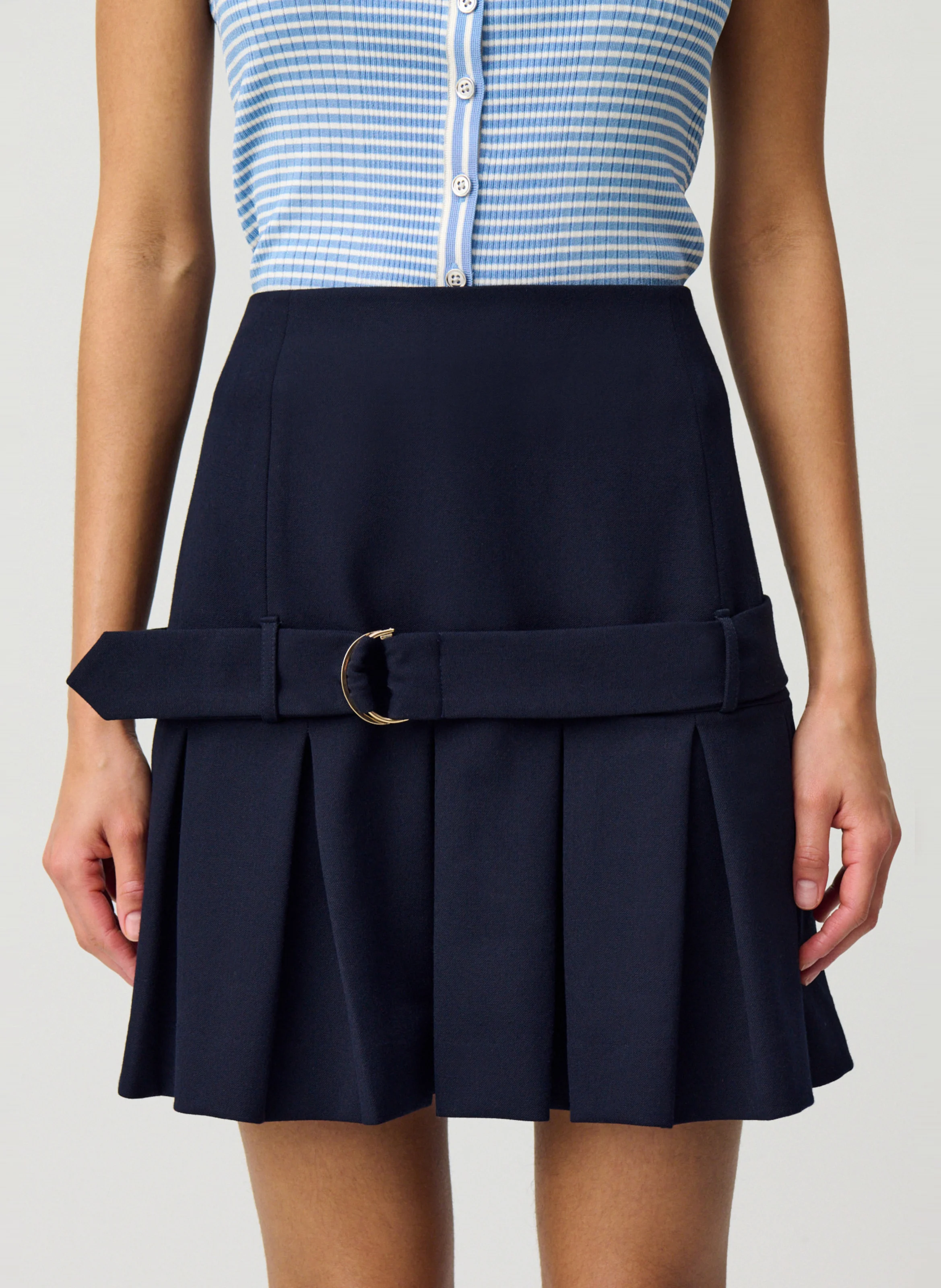 Jupe courte | Bleu