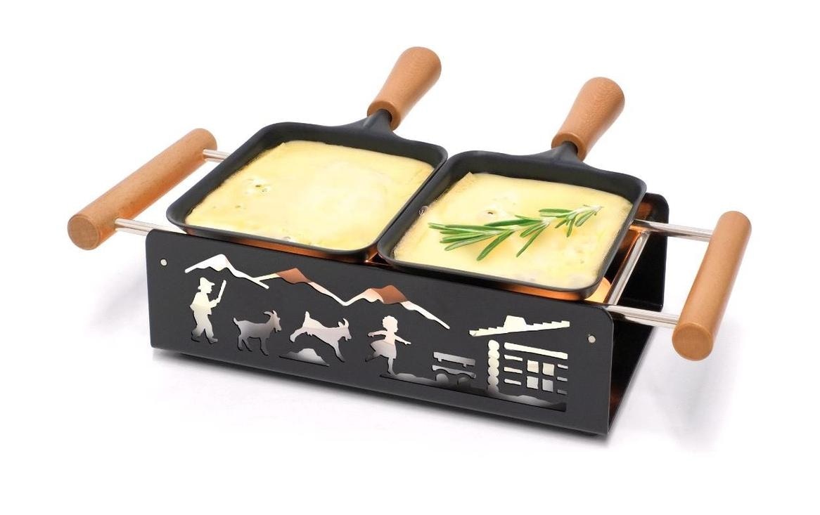 TTM Raclette »Teelicht-Raclette Twiny Cheese Heidi« 2 Stk. Raclettepfännchen