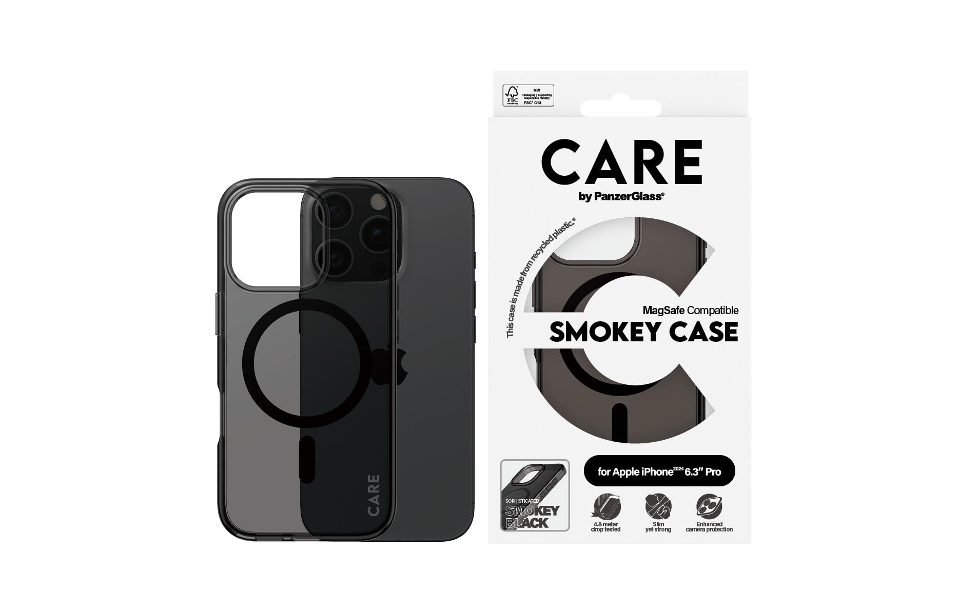 Back Cover Flagship iPhone 16 Pro SmokeySchutzhülle für das Apple iPhone 16 Pro
