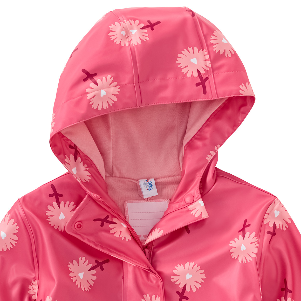 Topolino Mädchen Regenjacke mit Blumen-Allover pink