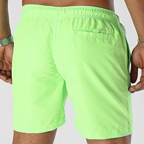 Short De Bain Logo Vert Fluo
