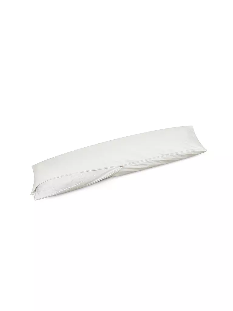 HEFEL Bezug für Seitenschläferkissen 35x160cm Weiss weiss
