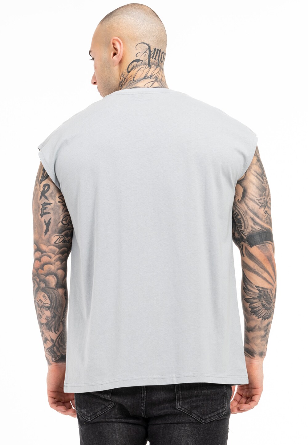 Tapout Herren ärmelloses T-Shirt normale Passform SKULL TANK