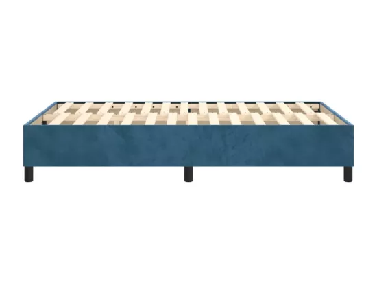 Sommier à lattes de lit Bleu foncé 120x200 cm Velours